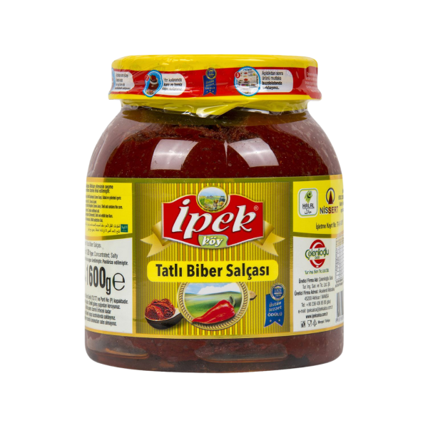 İPEK BİBER SALÇA TATLI 1600 GR PET * 6