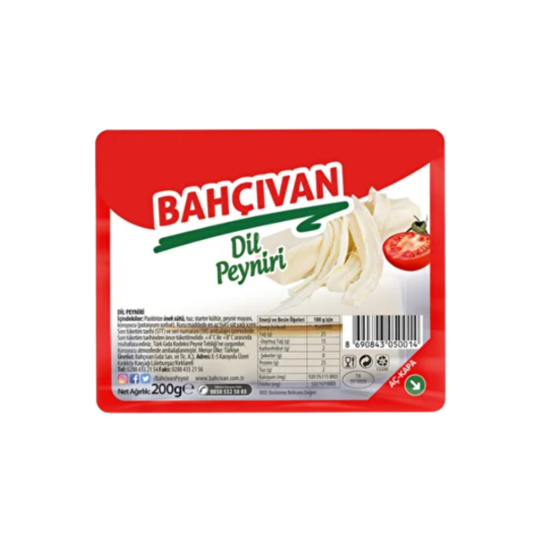 BAHÇIVAN DİL PEYNİRİ 200 GR * 12
