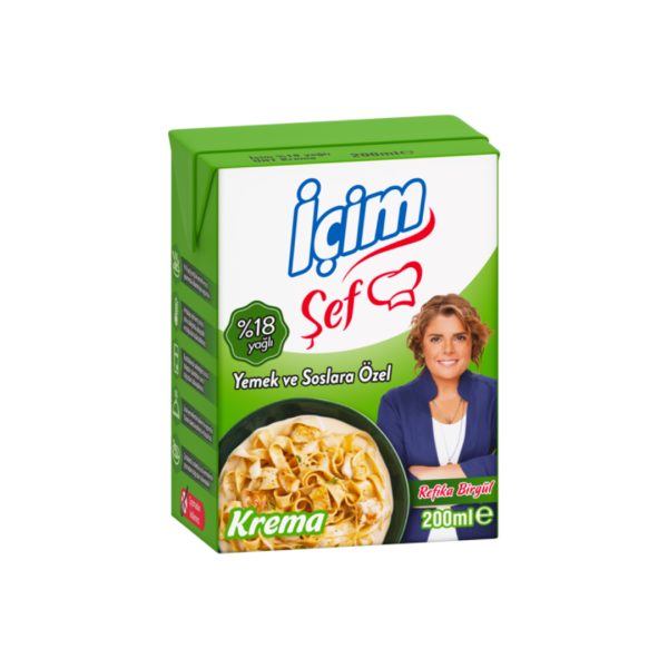 ÜLKER ŞEF KREMA YARIM YAĞLI 200 ML * 27 