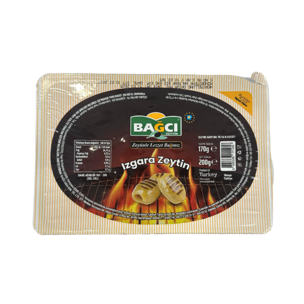 BAĞCI YEŞİL ZEYTİN IZGARA PAKET 200 GR * 22