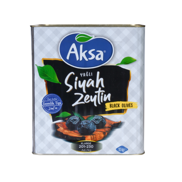 AKSA SİYAH ZEYTİN 181-210 GURME 10 KG 