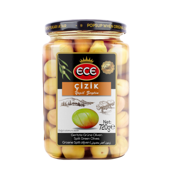 ECE YEŞİL ZEYTİN ÇİZİK 720 GR * 12