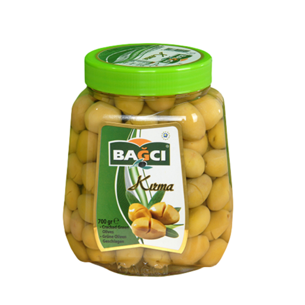 BAĞCI YEŞİL ZEYTİN KIRMA 400 GR * 12