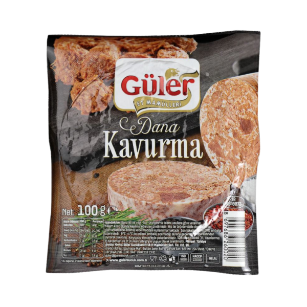 GÜLER DANA KAVURMA DİLİMLİ 100 GR * 50