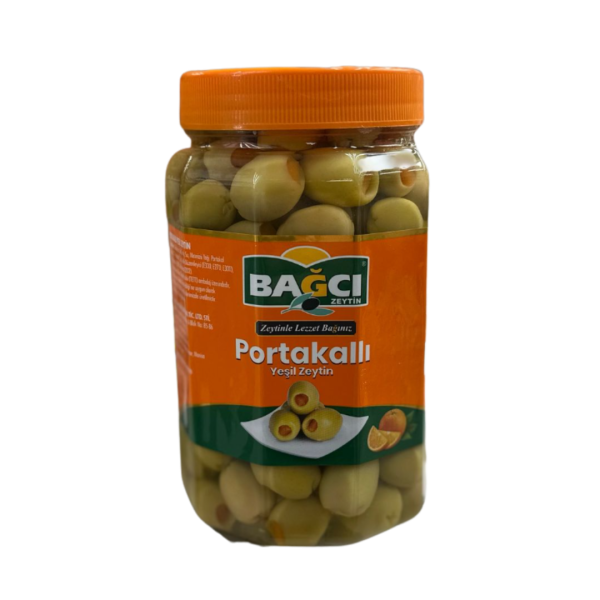 BAĞCI YEŞİL ZEYTİN PORTAKALLI 700 GR * 12