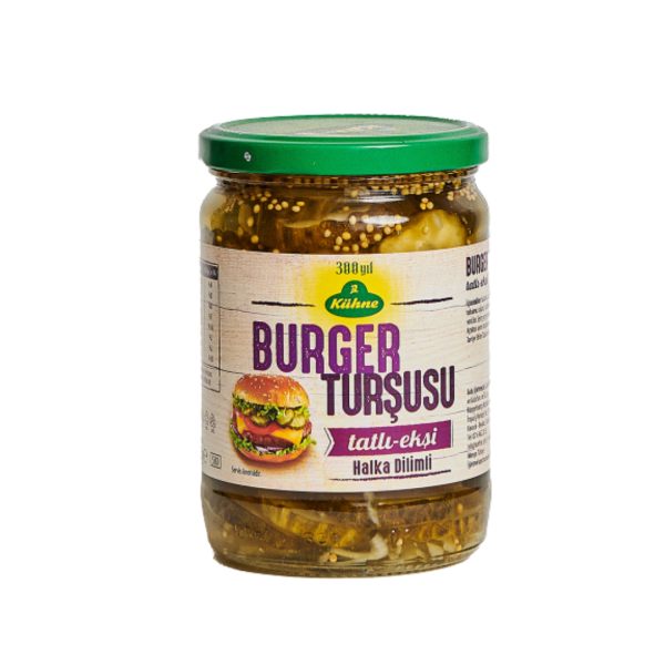 KÜHNE TURŞU HALKA DİLİMLİ BURGER CAM 530 ML * 12