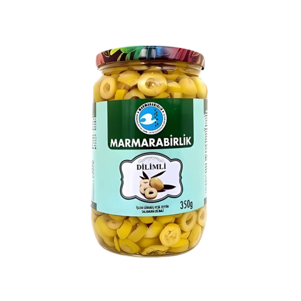 MARMARA BİRLİK YEŞİL ZEYTİN DİLİMLİ 350 GR * 6