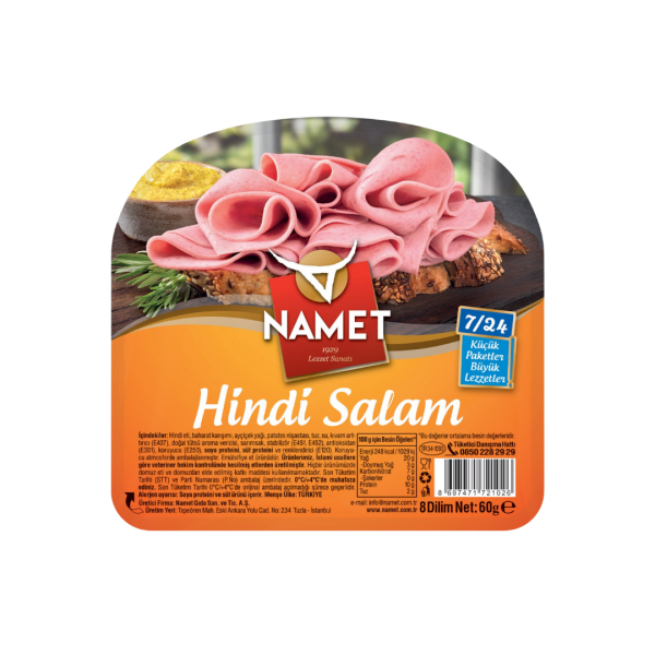 NAMET SALAM HİNDİ AÇ BİTİR 60 GR * 18 