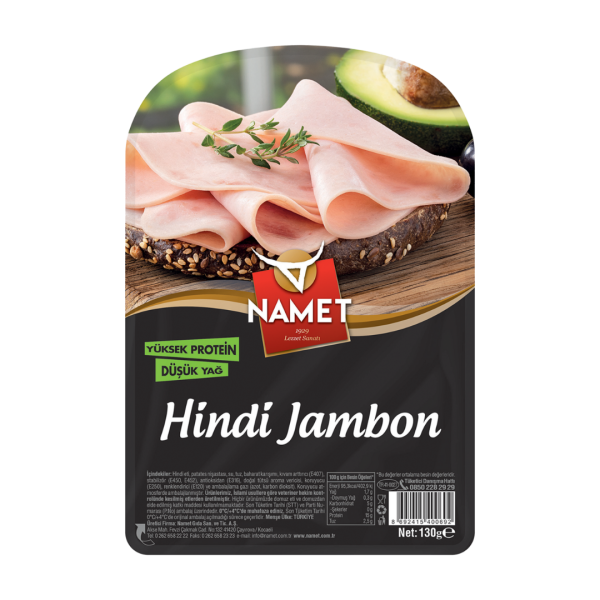 NAMET JAMBON HİNDİ DİLİMLİ 130 GR * 10