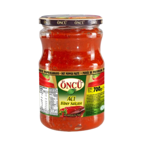 ÖNCÜ SALÇA BİBER ACI  700 GR * 12 