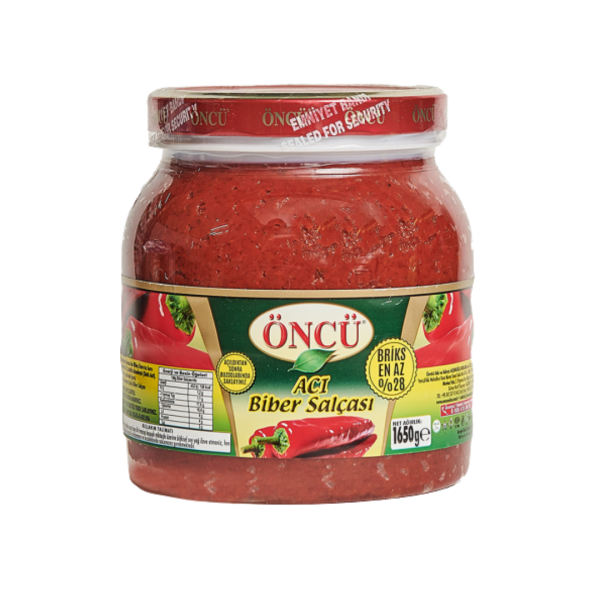 ÖNCÜ SALÇA BİBER ACI 1650 GR * 6 