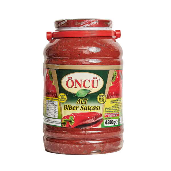ÖNCÜ SALÇA BİBER ACI 4300 GR * 4 