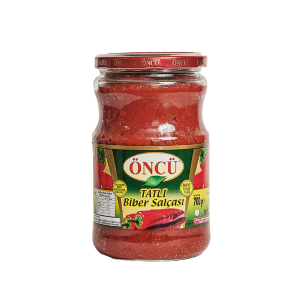 ÖNCÜ SALÇA BİBER TATLI  700 GR * 12 